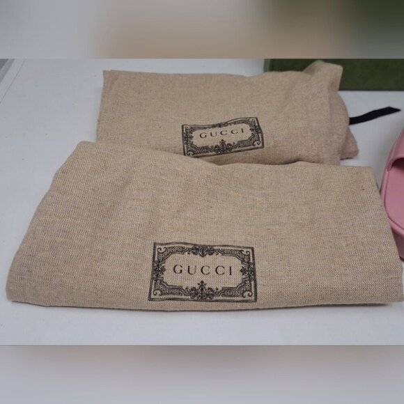 Gucci Women's Jelly Platform Sandals Slides Wild Rose Pink Rubber Size 36 / 6 US - Picture 5 of 16